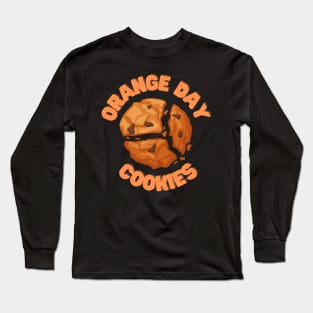 Special orange day cookies Long Sleeve T-Shirt